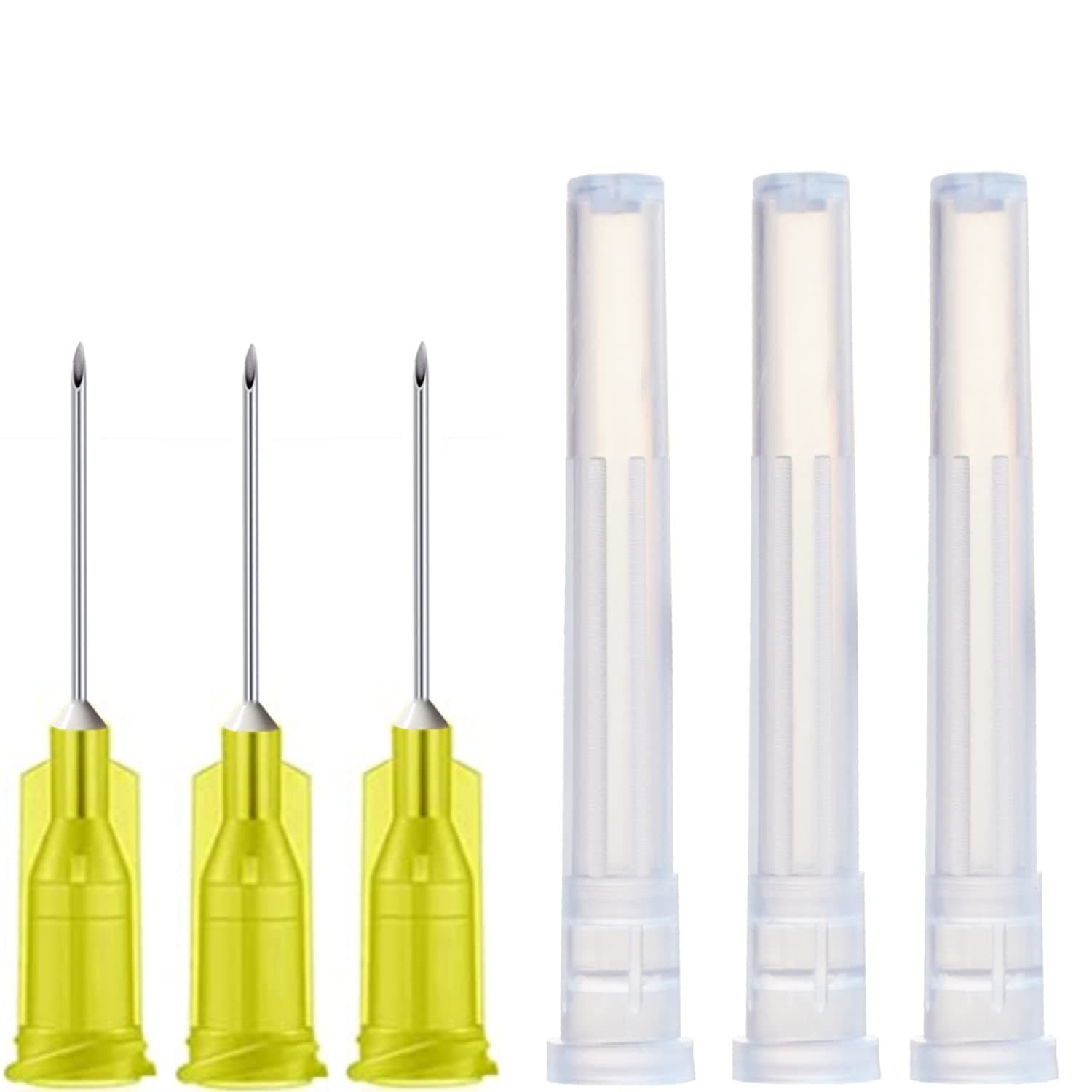 100 Pcs 30 Gauge 1/2 Inch Sterile Disposable Dispensing Needles